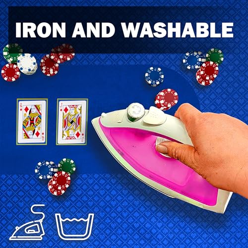 Tapete de Poker Texas Holdem y Tapete de Blackjack 36x72 - Imagen 4