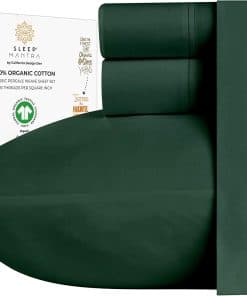 Juego de sábanas completas de algodón orgánico premium