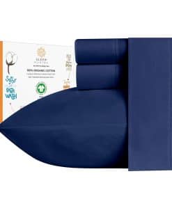 Juego de Sábanas para Cama Individual de Algodón Orgánico