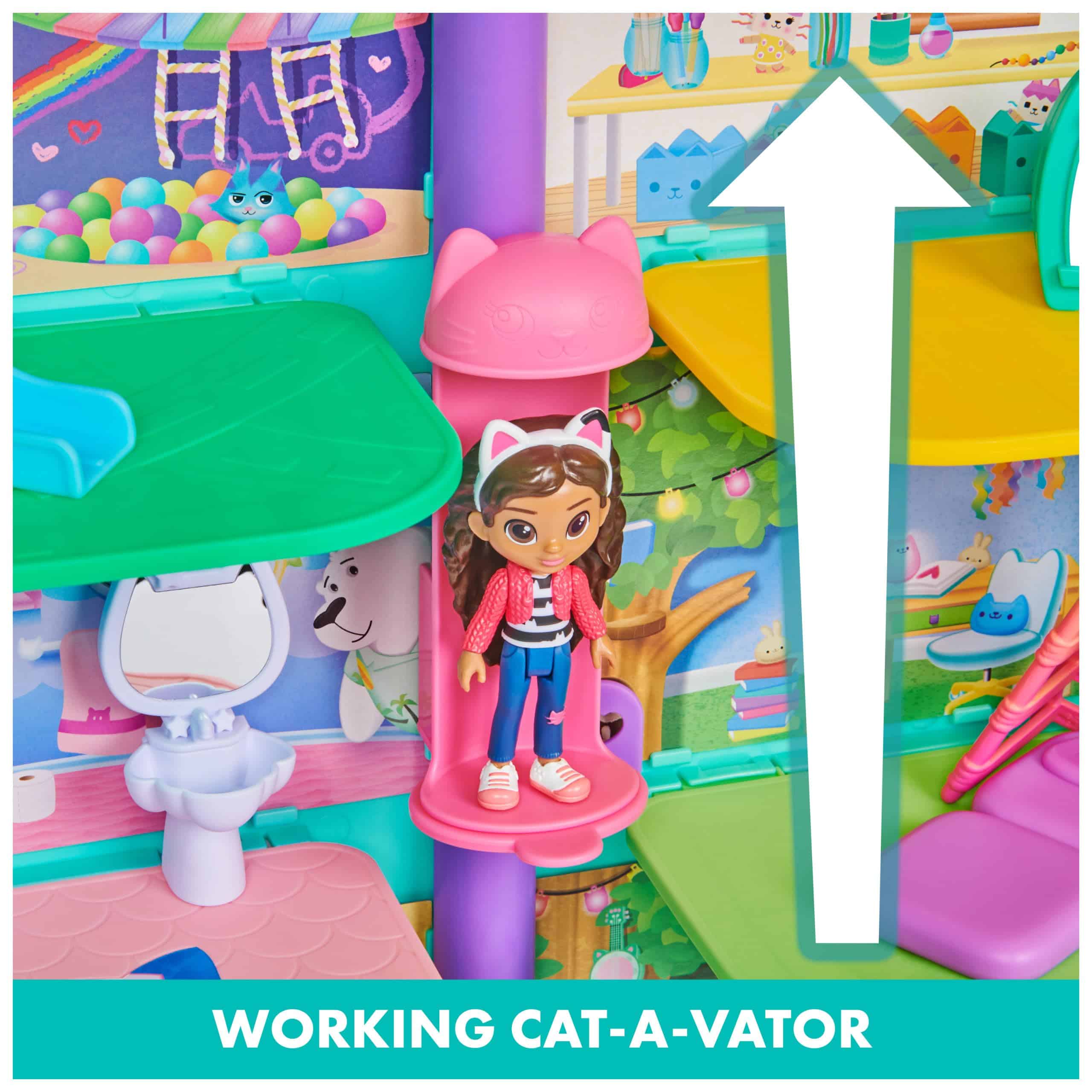 Casa de Muñecas de Gabby, Casa de Juegos Purrfect con 15 - Imagen 6