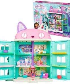 Casa de Muñecas de Gabby, Casa de Juegos Purrfect con 15