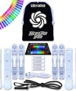 UltraPoi HelixPoi Pro Set - Doble Helix Poi Pro con Mangos