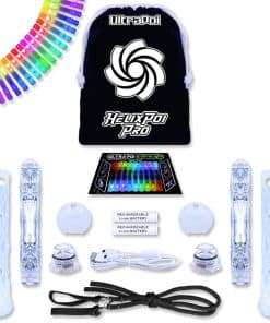 UltraPoi HelixPoi Pro Set - Helix Poi Pro con LED UltraKnob