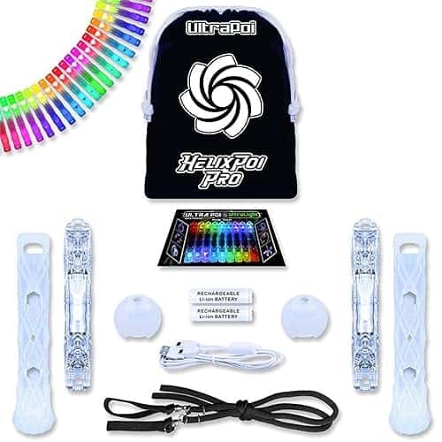 Juego de Ultrapoi HelixPoi Pro - Helix Poi Pro con Manijas