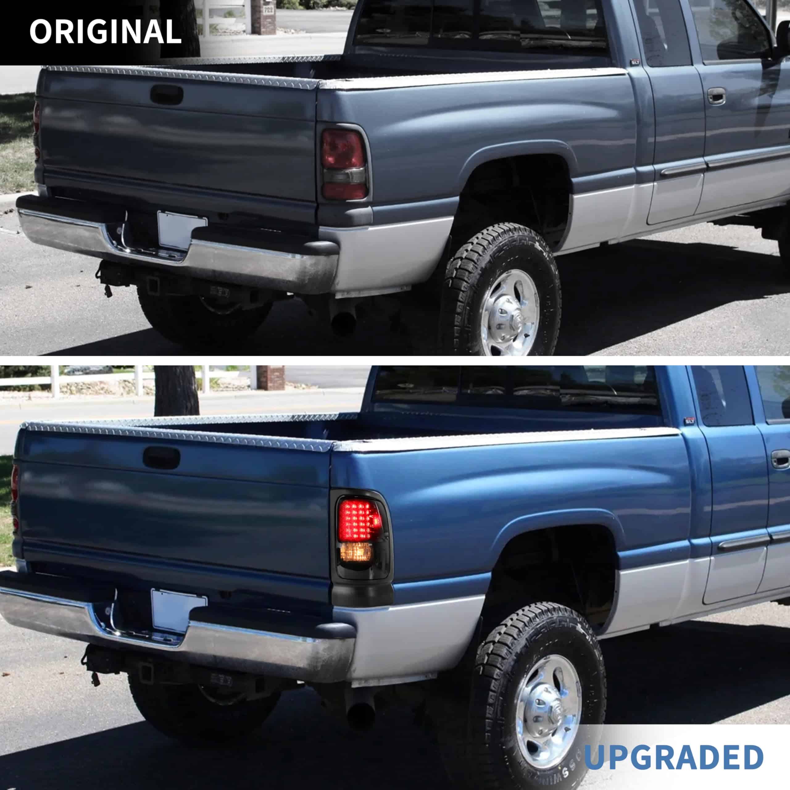 Luces traseras LED para RAM 1500 1994-2001, Luz de freno - Imagen 7