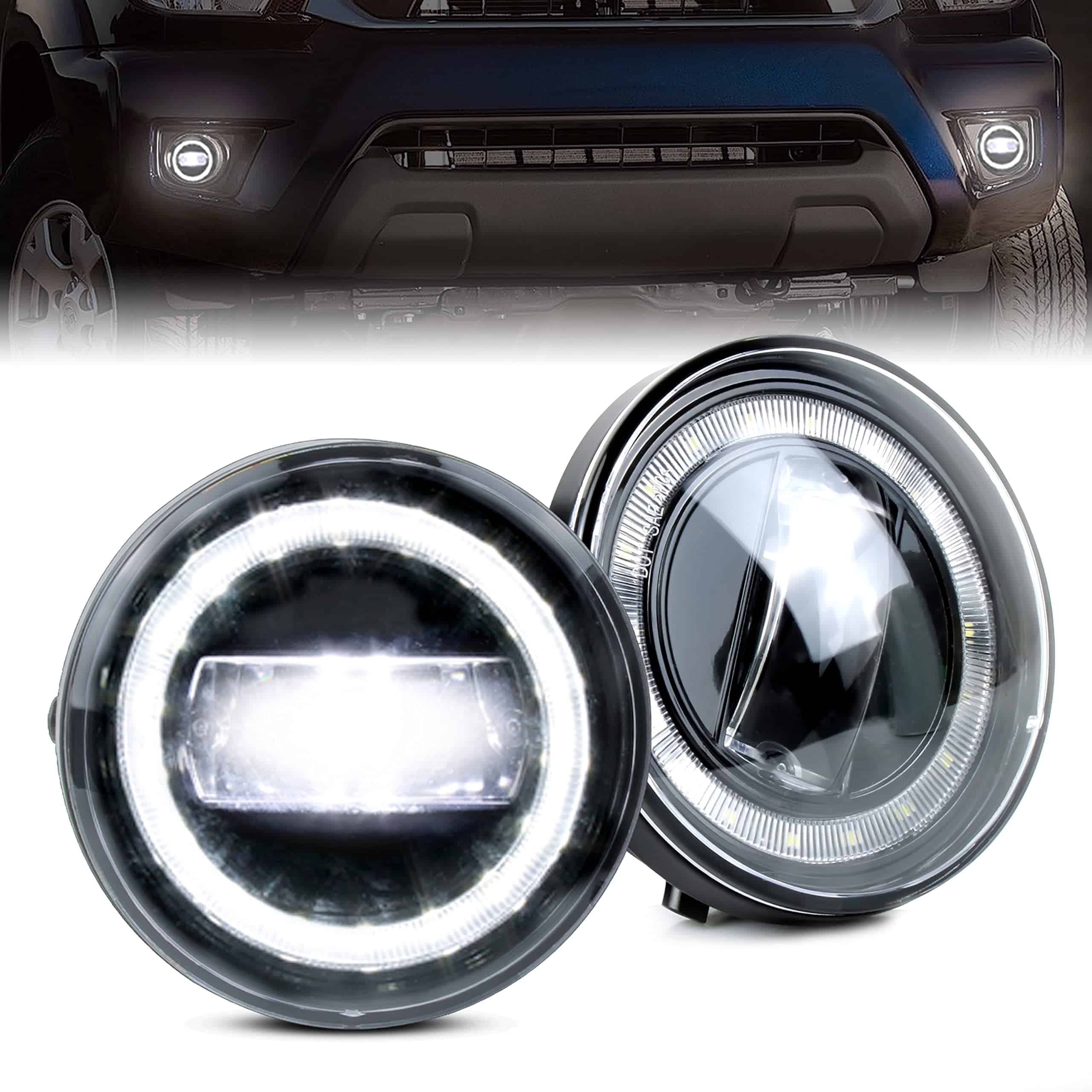 Luces LED para Niebla KEWISAUTO para Toyota Tacoma Tundra