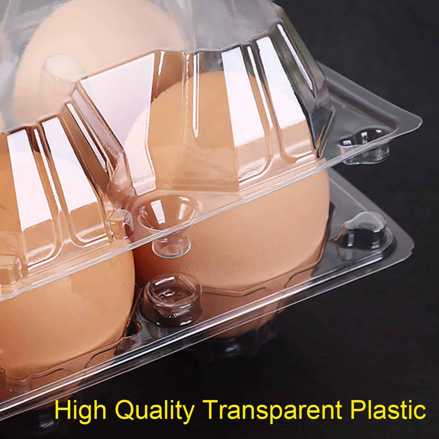 Paquetes de 30 Cajas de Plástico para Huevos Grandes con - Imagen 6