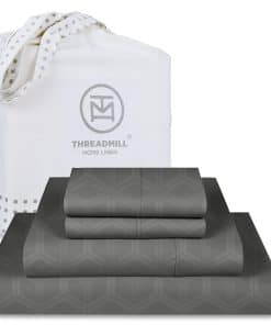 Juego de sábanas Threadmill 100% algodón para cama tamaño