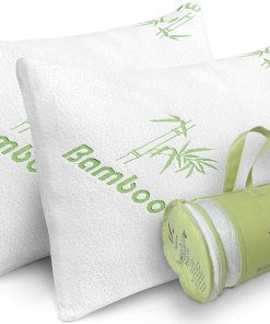 Juego de 2 Almohadas de Rayón Derivado de Bambú Tamaño