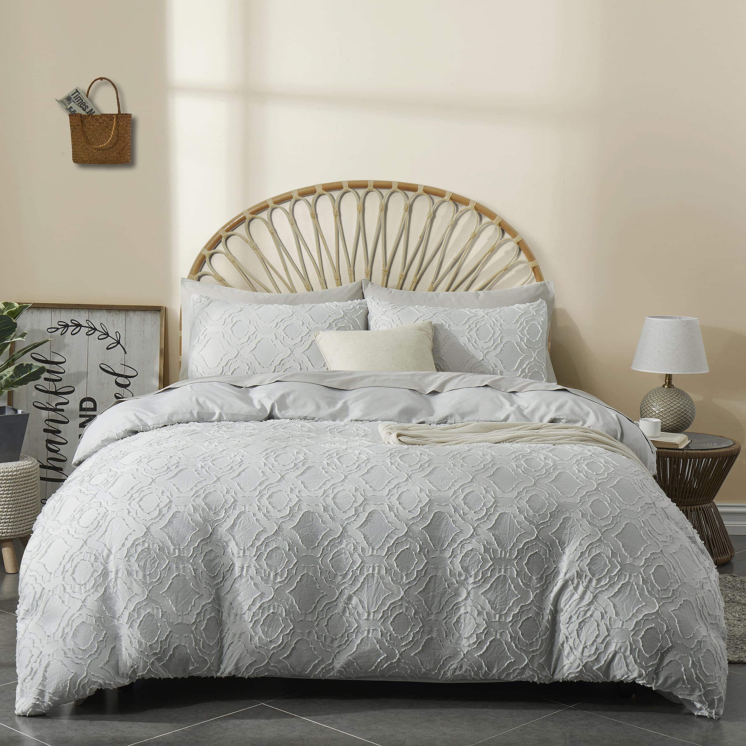 Juego de Cubierta de Duvet King Size BEDAZZLED, 3 Piezas de