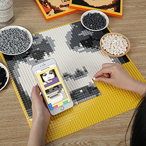 Kit de Construcción de Retrato Mosaico Personalizado Juego - Imagen 4