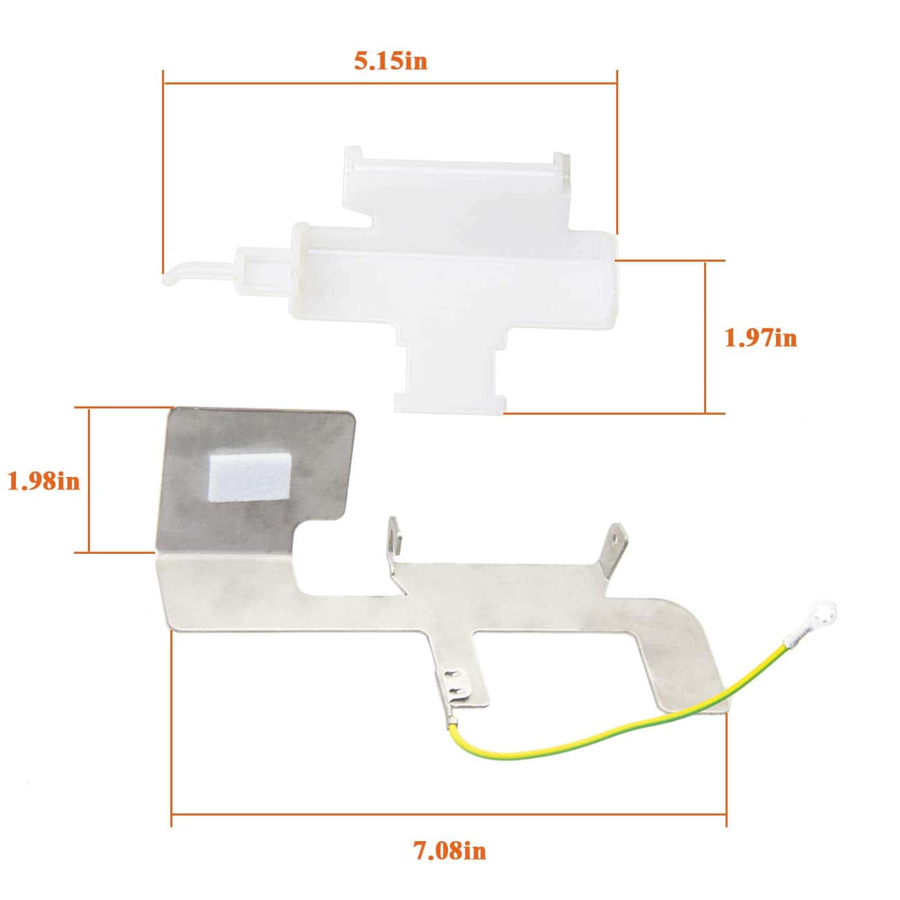 8201756 W10823377 Kit de Puerta del Dispensador de Hielo - Imagen 4