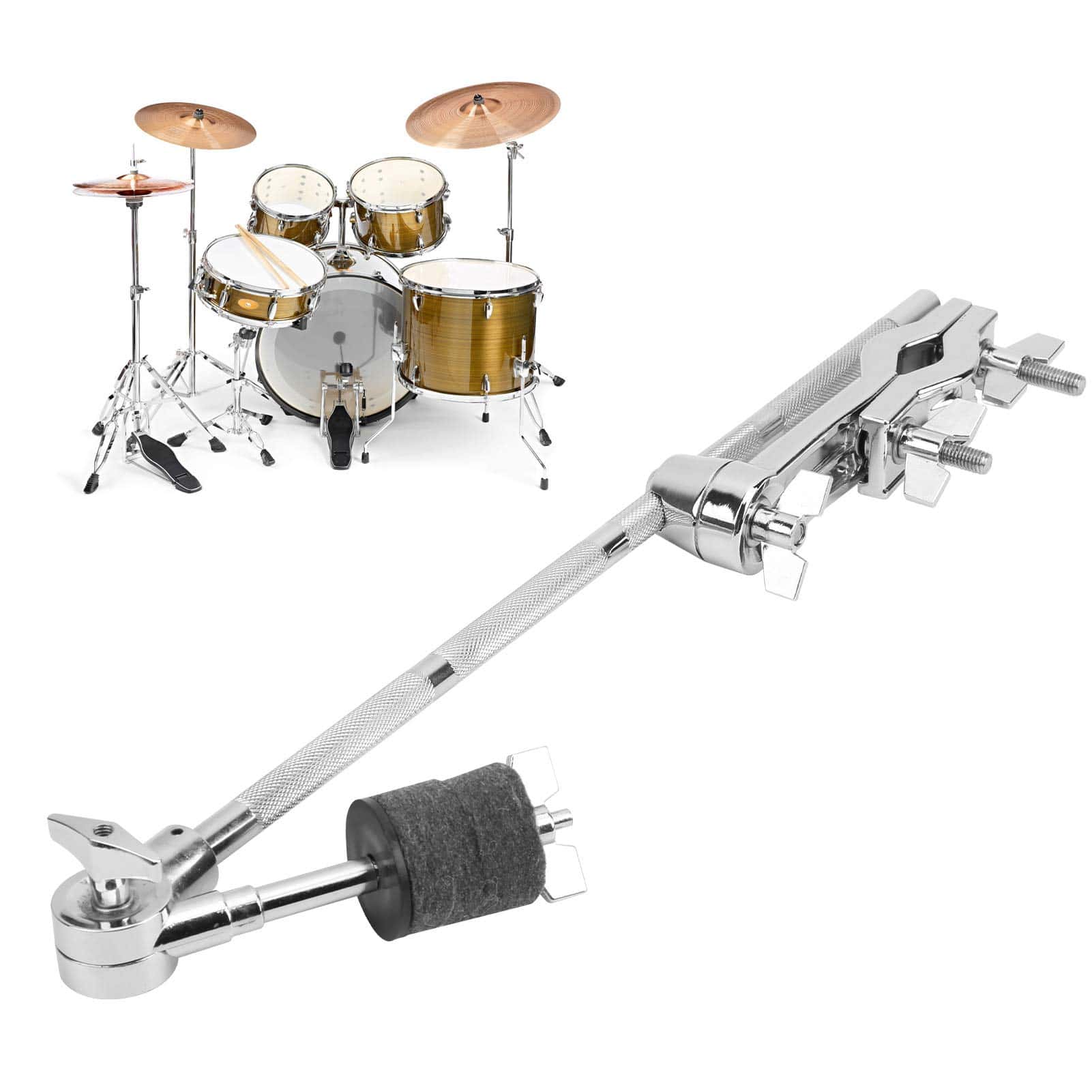 Abrazaderas de extensión para batería, Soporte de platillo - Imagen 6