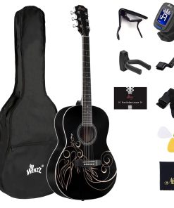 Guitarra Acústica Concert WINZZ AF227A de 39 Pulgadas con