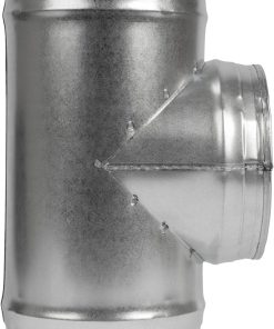 Conector de conducto en T de 6 pulgadas a 90 grados para