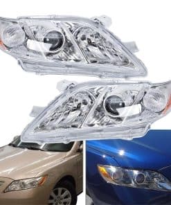 Conjunto de faros delanteros de repuesto para -Transparente,