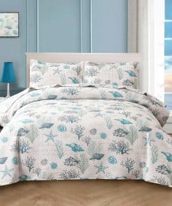 Juego de Edredones de 3 Piezas Ocean Full/Queen Size de