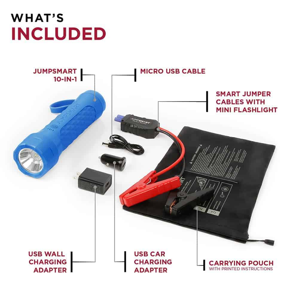 JumpSmart - Arrancador de Batería Portátil 10-en-1, - Imagen 3