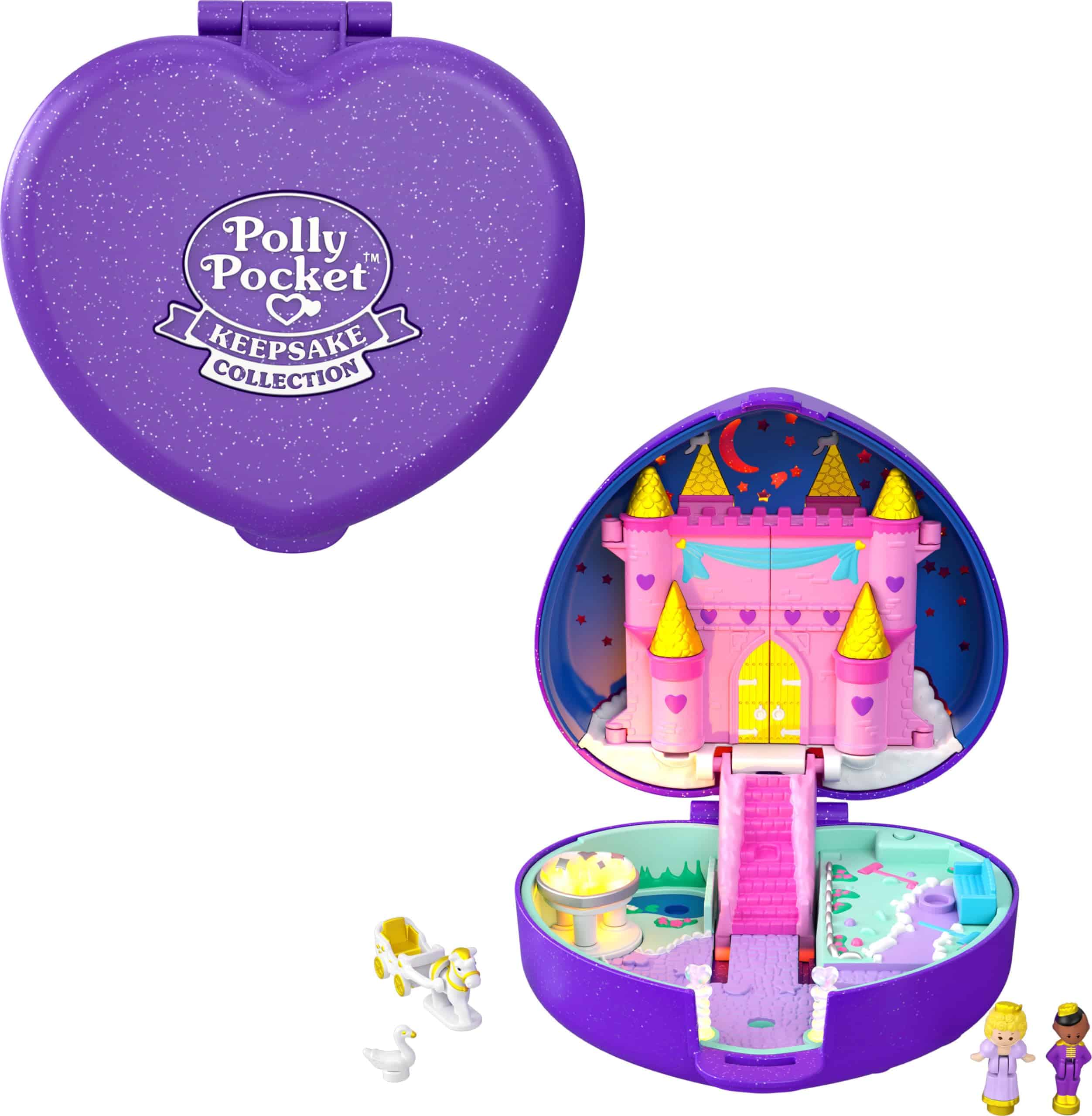 Polly Pocket Compact de Colección con 2 Micro Muñecas, 2
