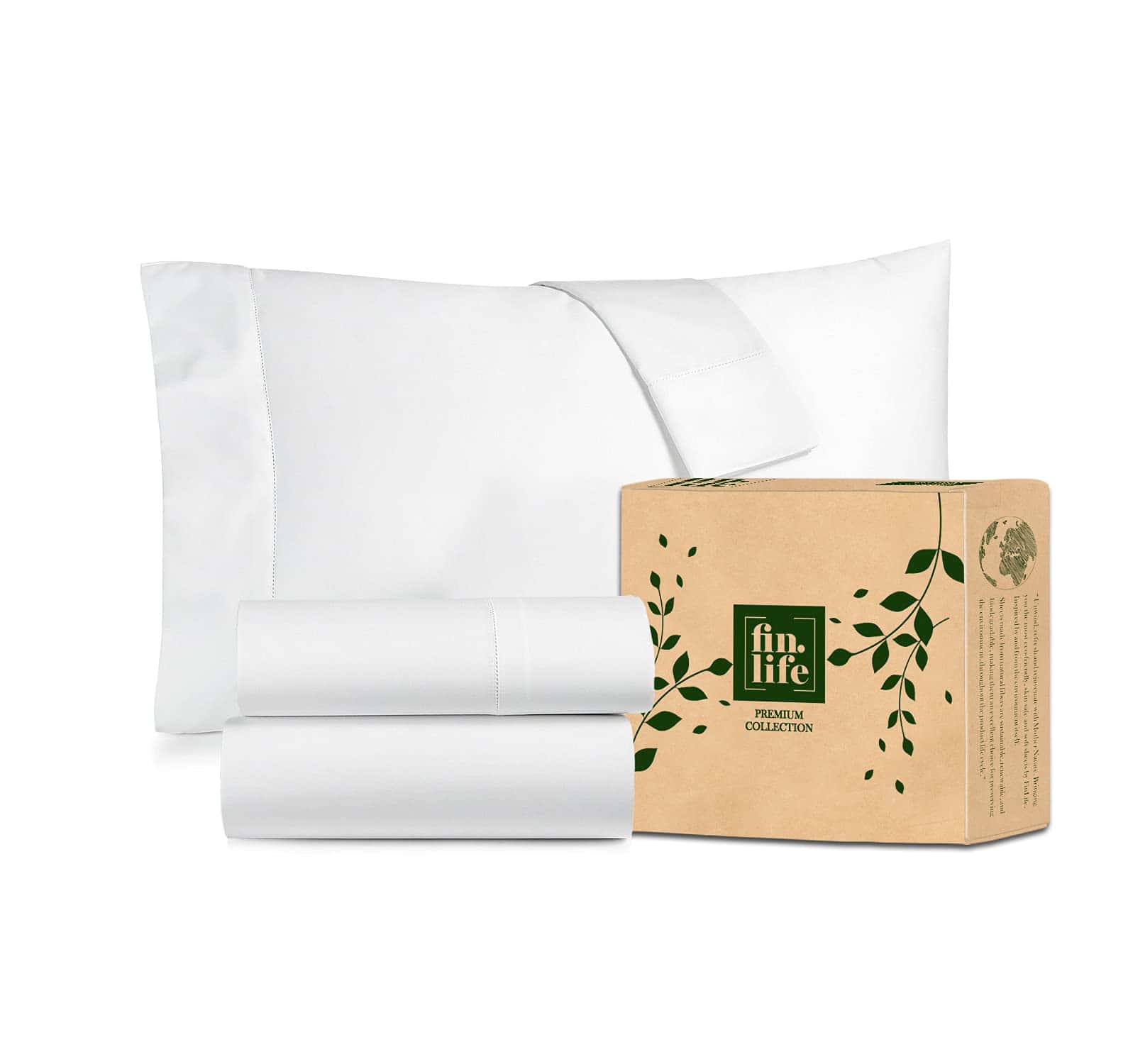 Juego de Sábanas California King - Color Blanco Nieve -