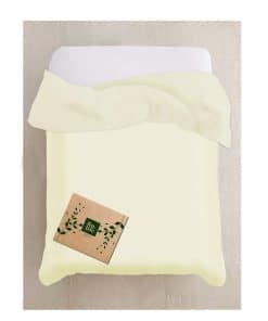 Funda de Edredón 100% Algodón - Crema de Mantequilla -