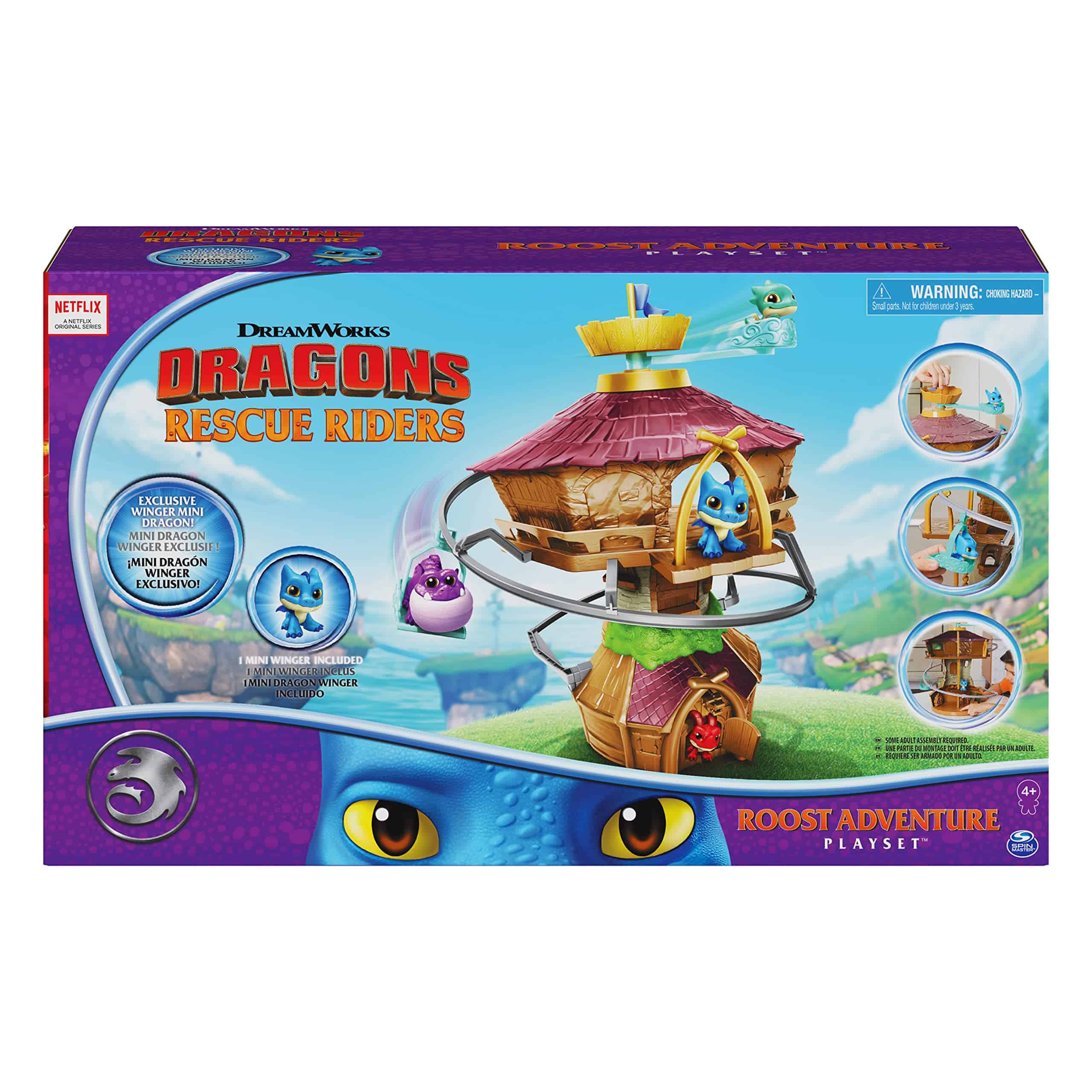 Spin Master Dragons Rescue Riders, Roost Adventure Playset - Imagen 3