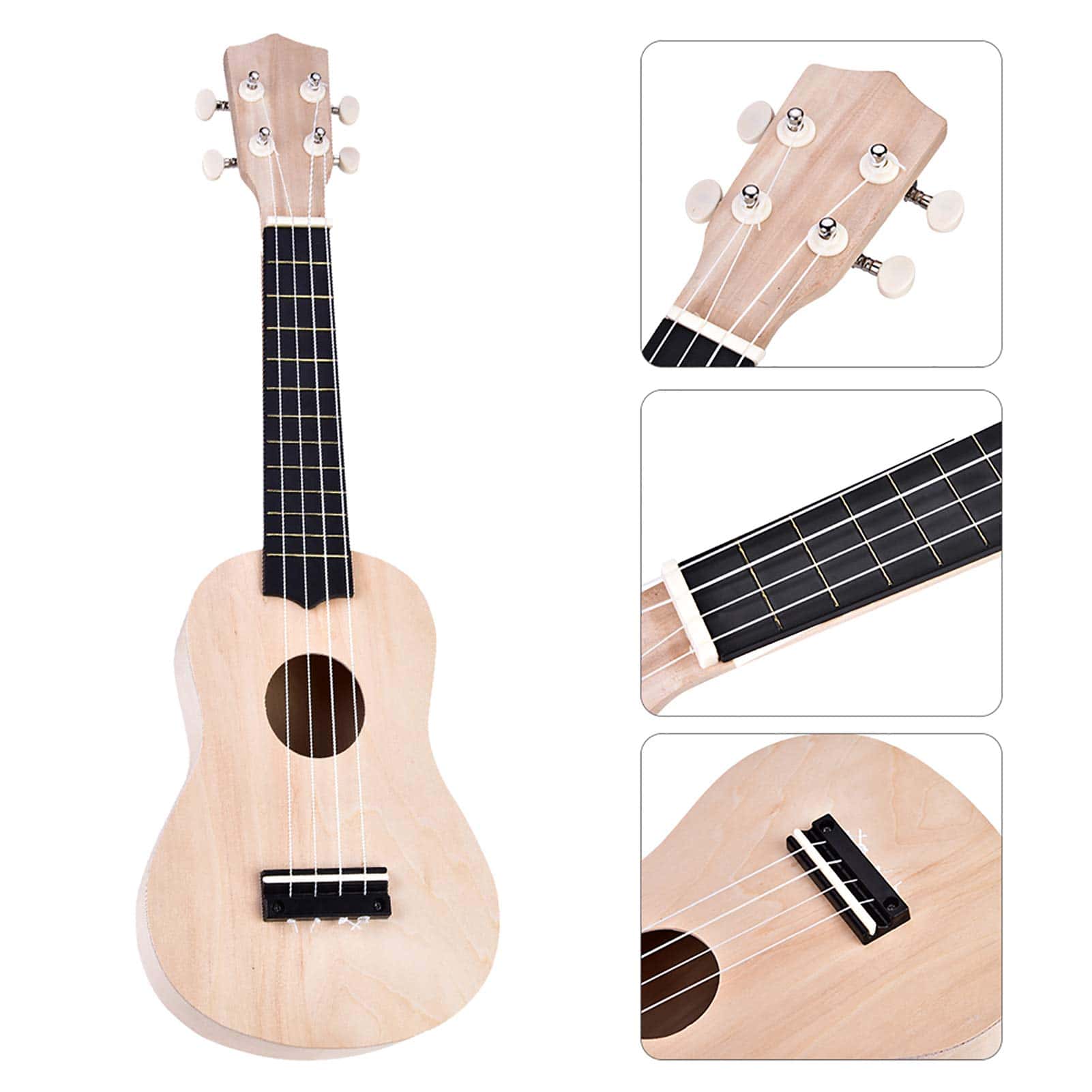 V BESTLIFE DIY Ukulele, 21 pulgadas Kit de Ukulele de - Imagen 6