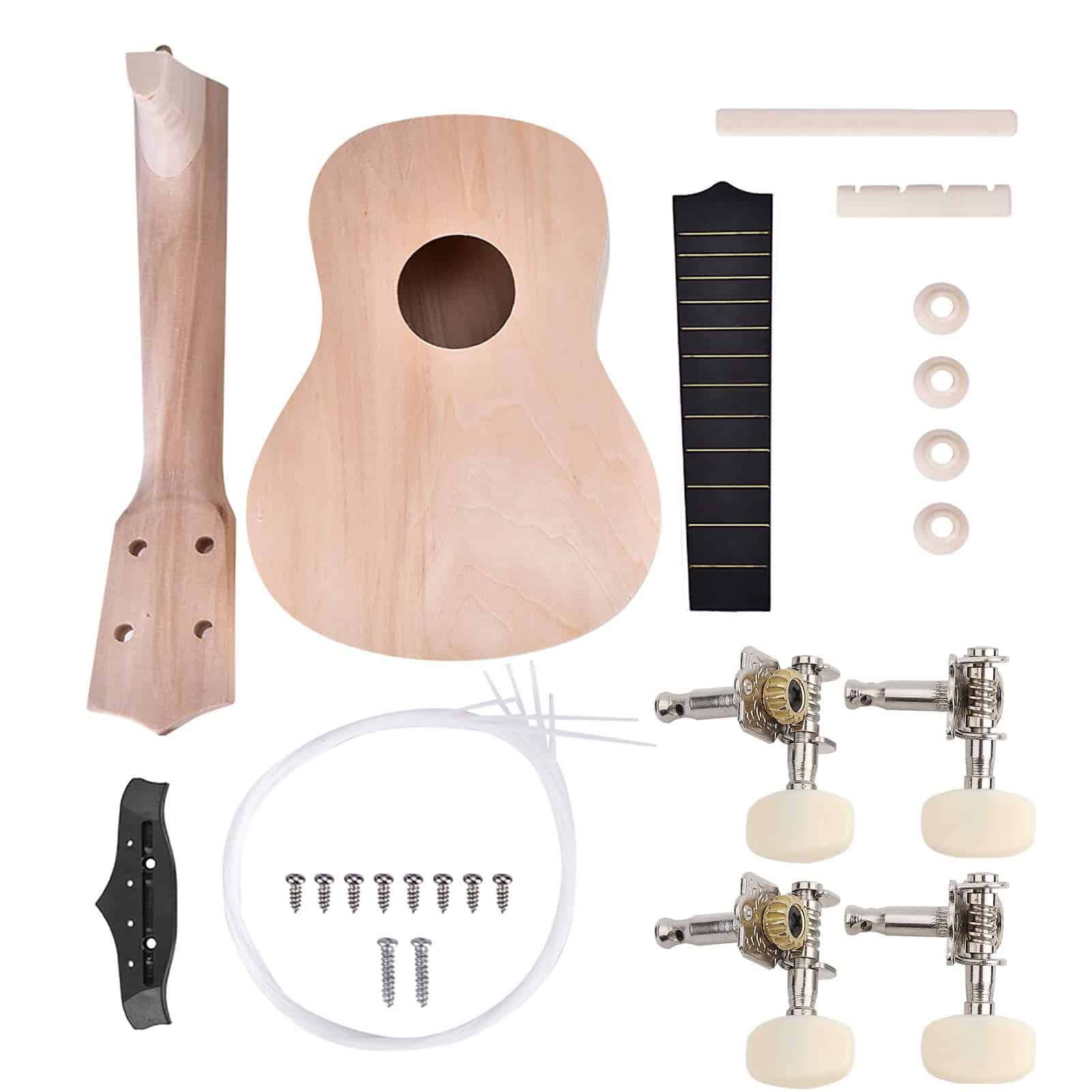 V BESTLIFE DIY Ukulele, 21 pulgadas Kit de Ukulele de