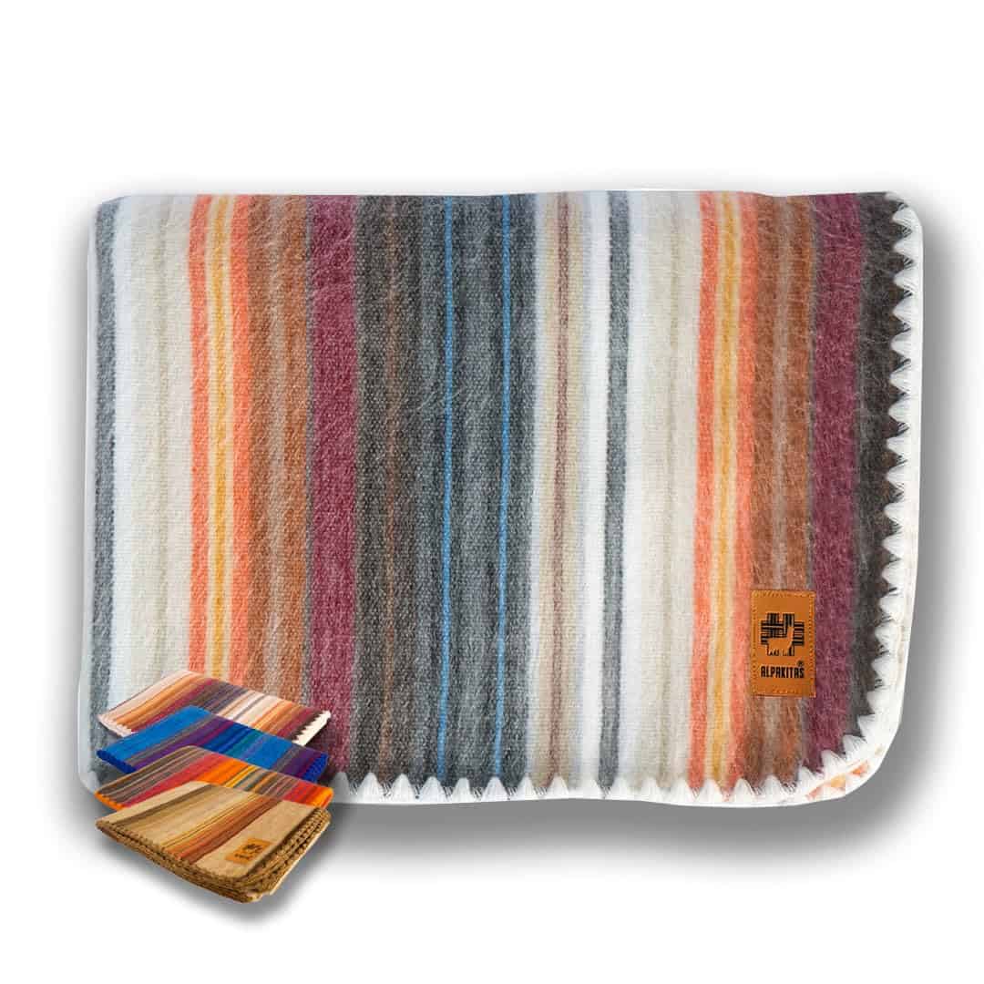 Manta de Lana de Alpaca - Tamaño de Lanzamiento - Manta de