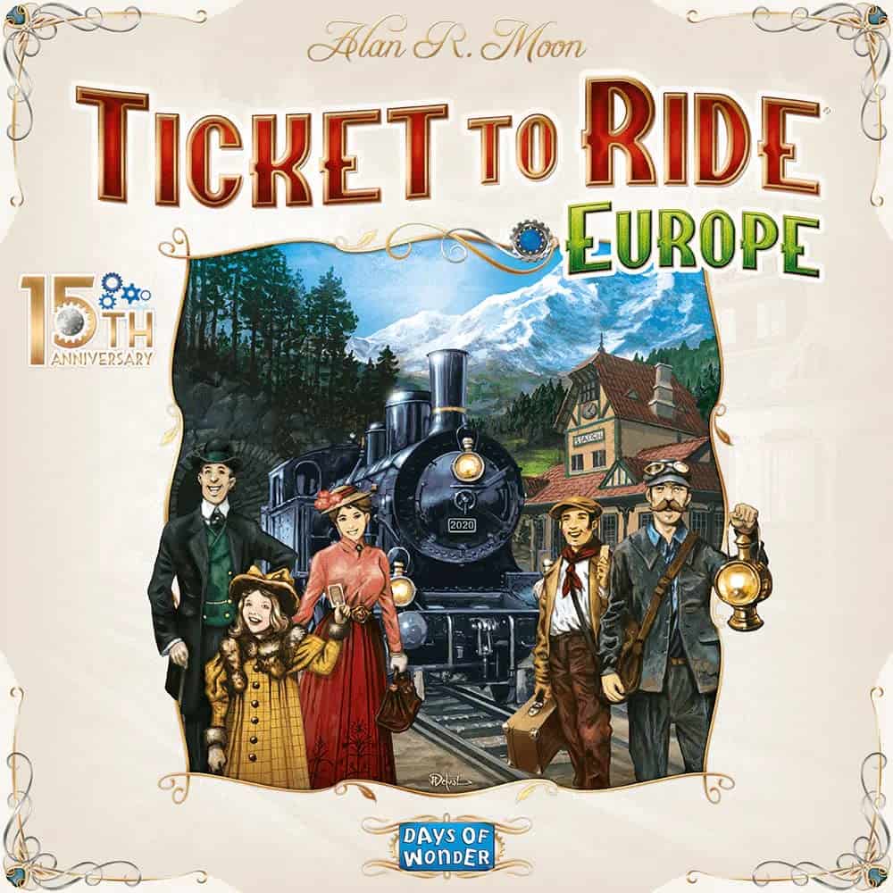 Ticket to Ride Europe 15th Anniversary EDICIÓN DE LUJO