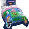 Jay Franco Minecraft Animal Patch 5 Piezas Juego de Cama