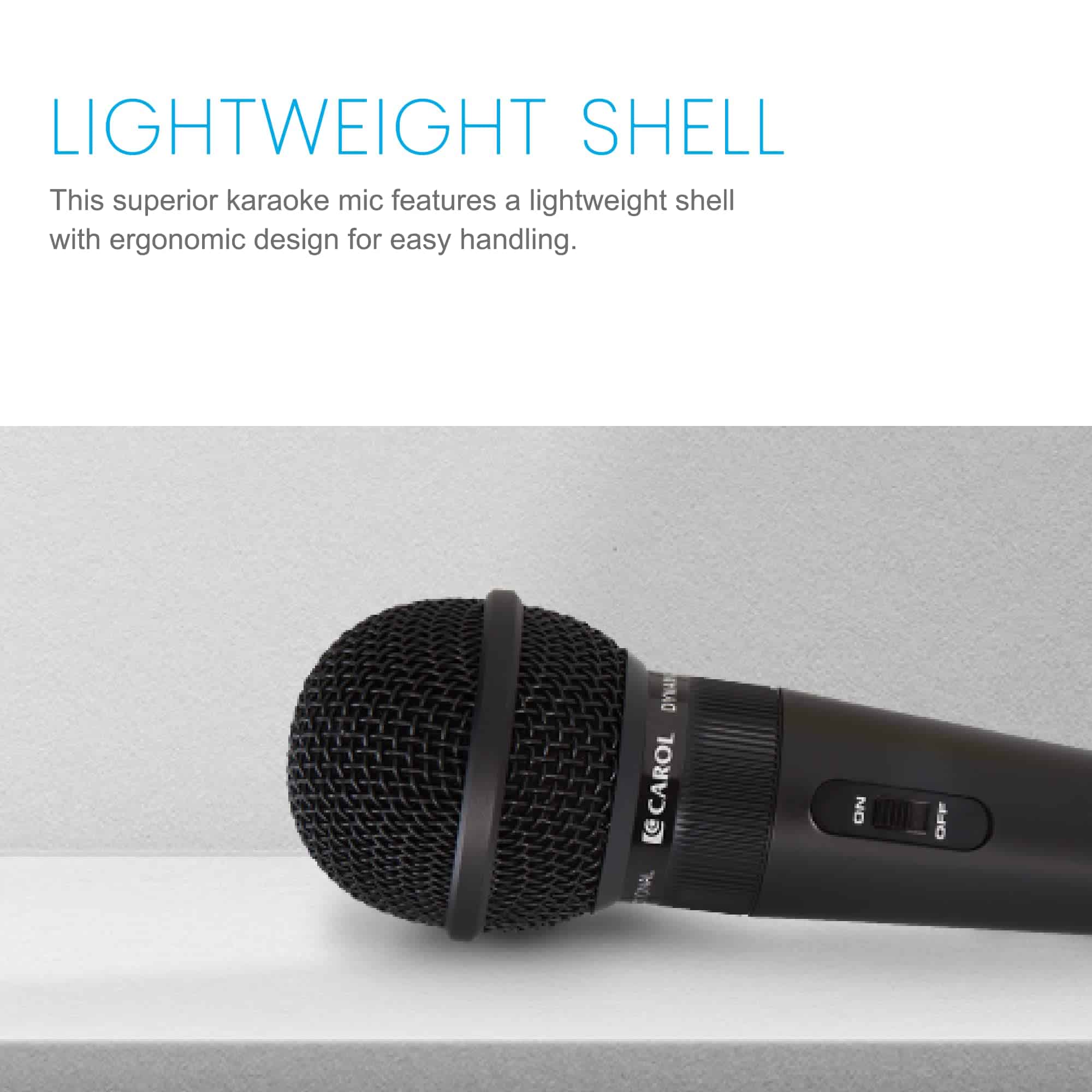 Micrófono Dinámico CAROL GS-36 Ultra Ligero de Uso Múltiple - Imagen 5