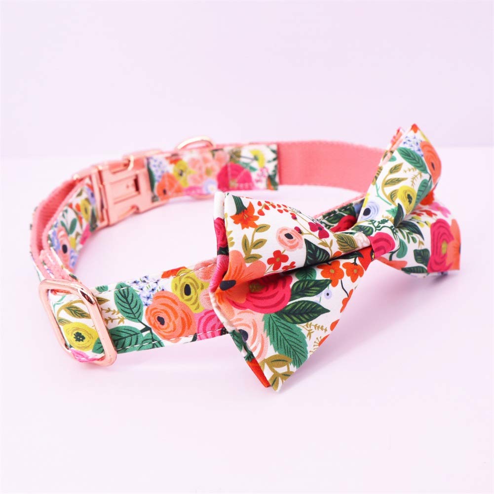 Collar para Perro con Moño, de Algodón y Cinta, Collar - Imagen 6