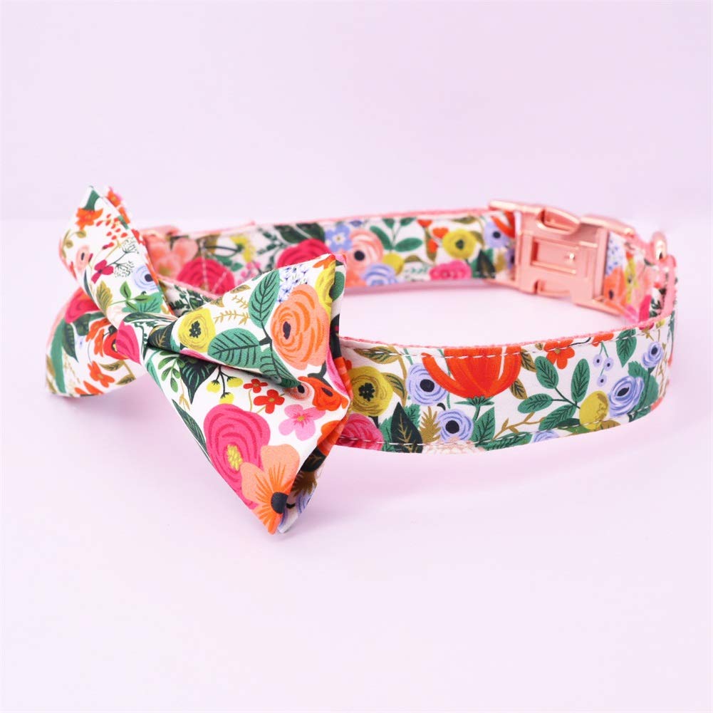 Collar para Perro con Moño, de Algodón y Cinta, Collar - Imagen 5