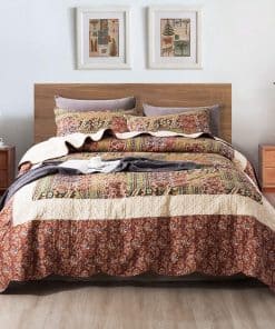 NEWLAKE Juego de Colchas de Algodón - Juego de Colchas