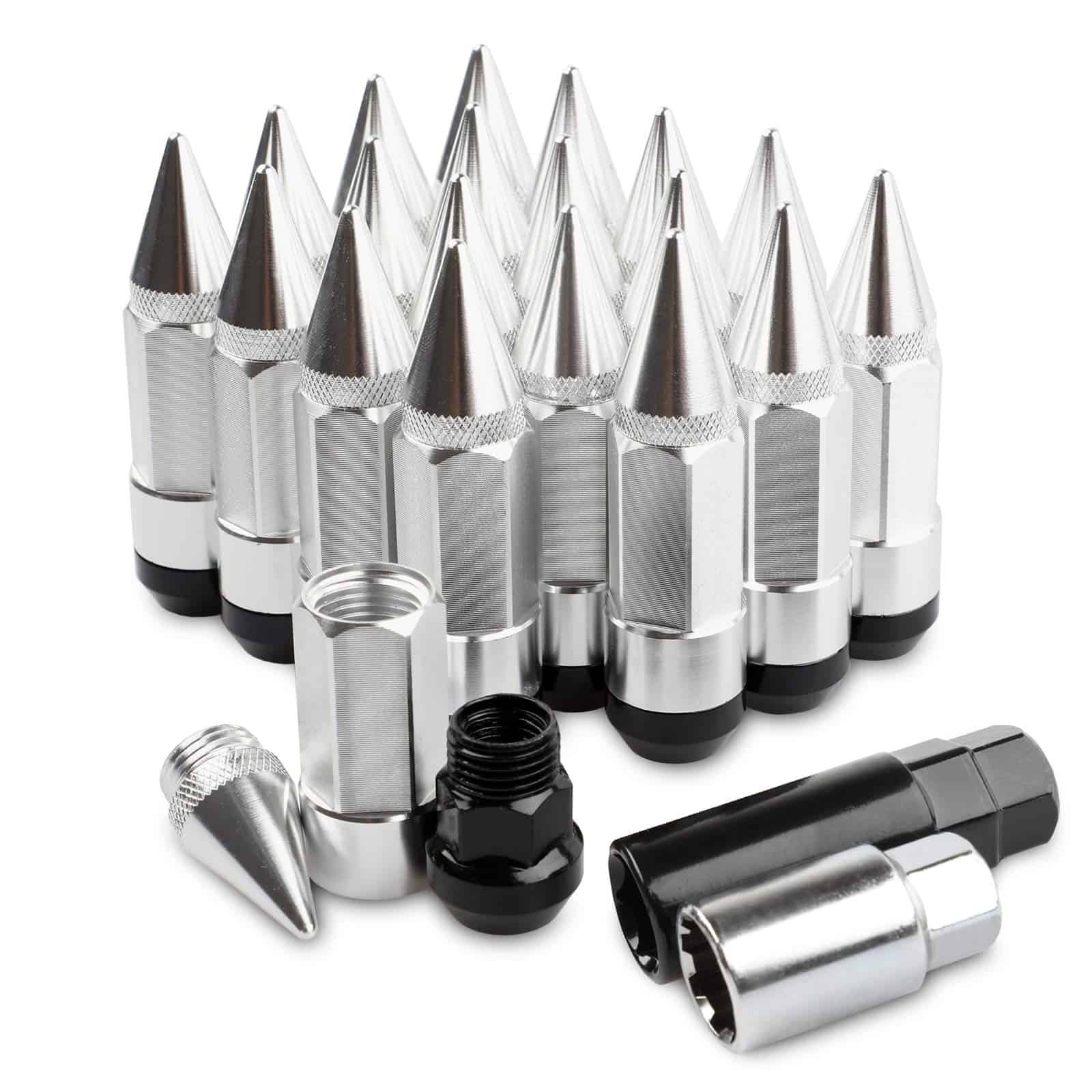 20Pcs Espigas Anti Robo Tuercas Extendidas para