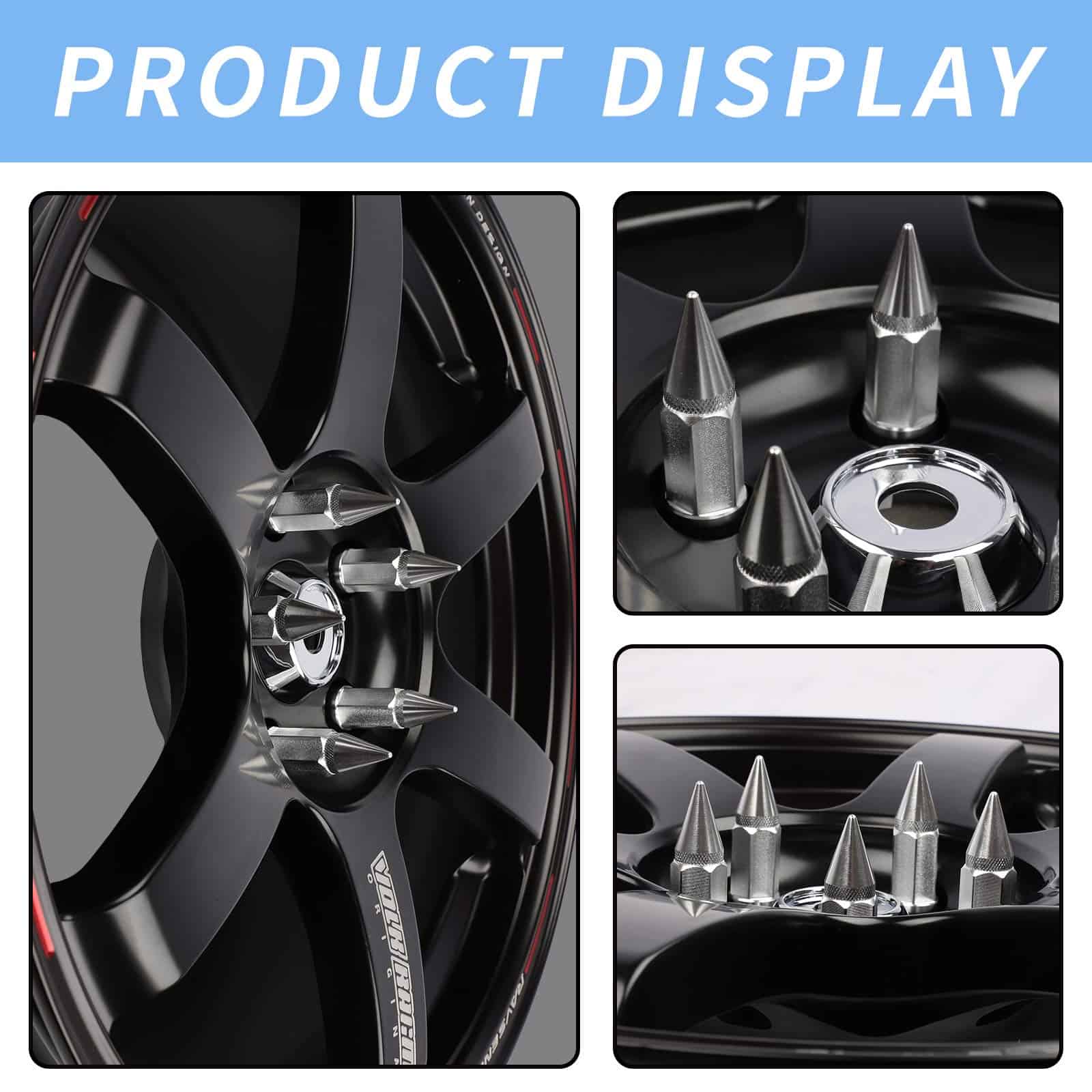 20Pcs Espigas Anti Robo Tuercas Extendidas para - Imagen 7