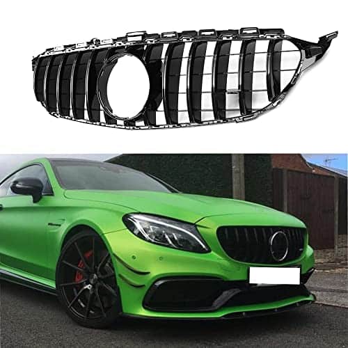 Parrilla delantera estilo C63 AMG para Mercedes Benz Clase