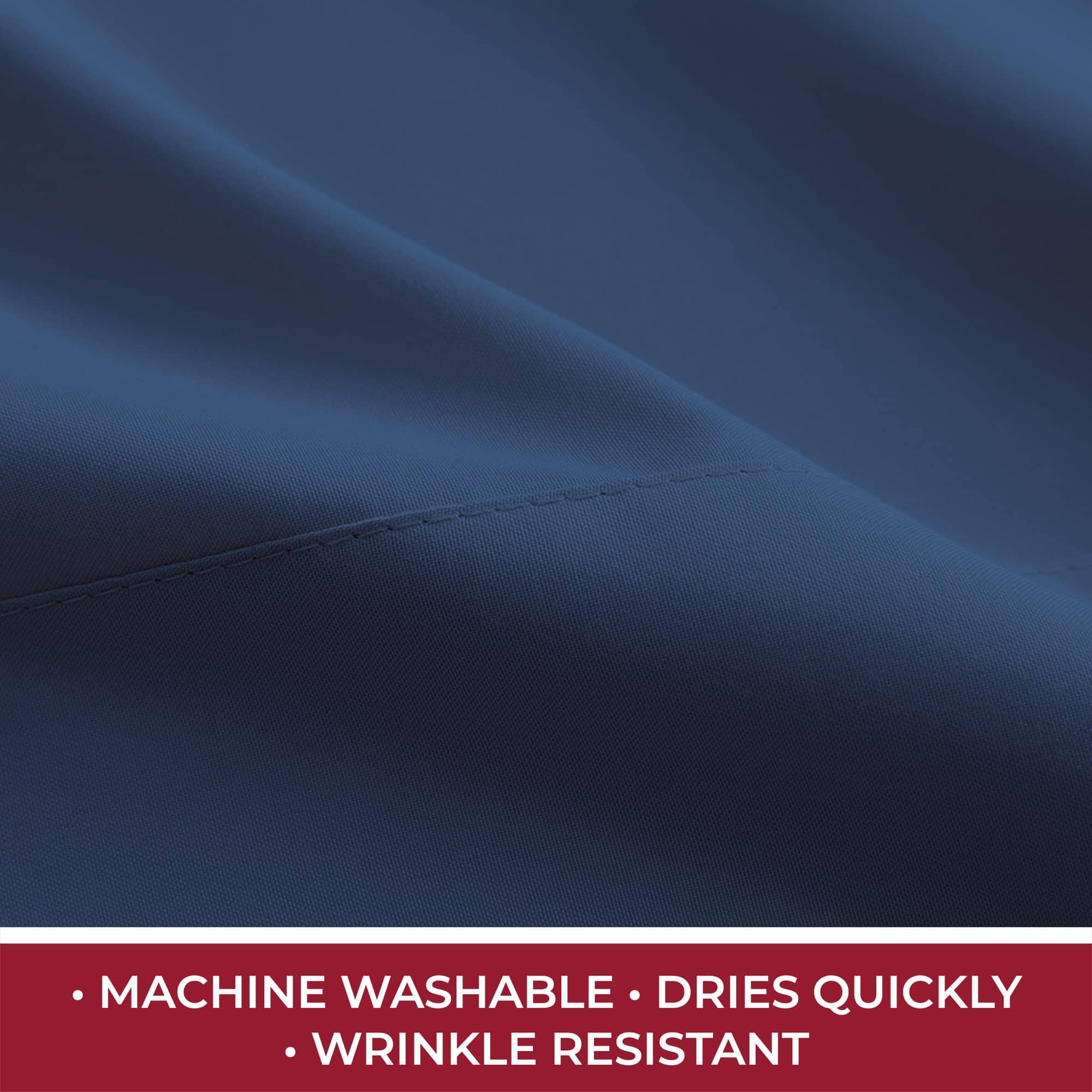 Juego de sábanas Mellanni RV Short Queen -Azul Marino - Imagen 6