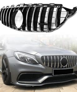 Parrilla delantera estilo C63 AMG para Mercedes Benz