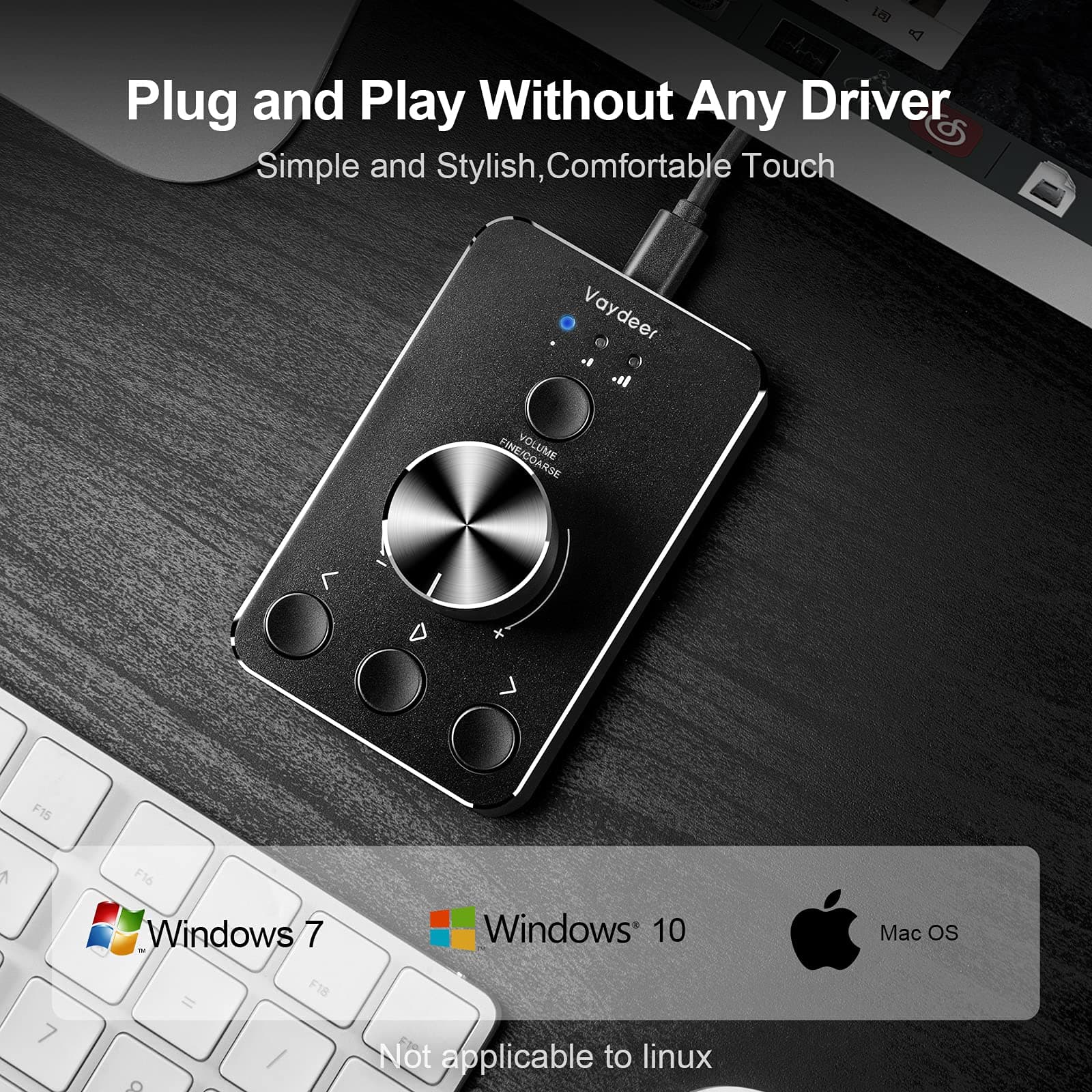 Control de Volumen Vaydeer con Función de Silencio de un - Imagen 4