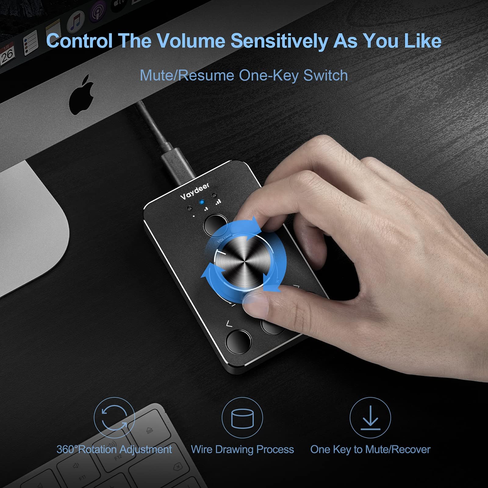 Control de Volumen Vaydeer con Función de Silencio de un - Imagen 3