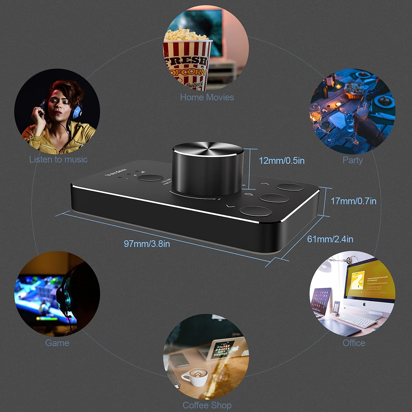 Control de Volumen Vaydeer con Función de Silencio de un - Imagen 7