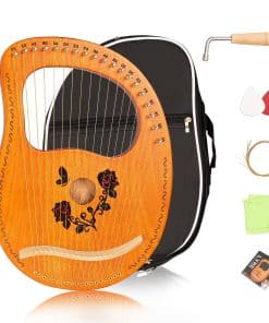 Arpa Lira Cuecutie de 19 Cuerdas en Madera de Rosa - Arpa