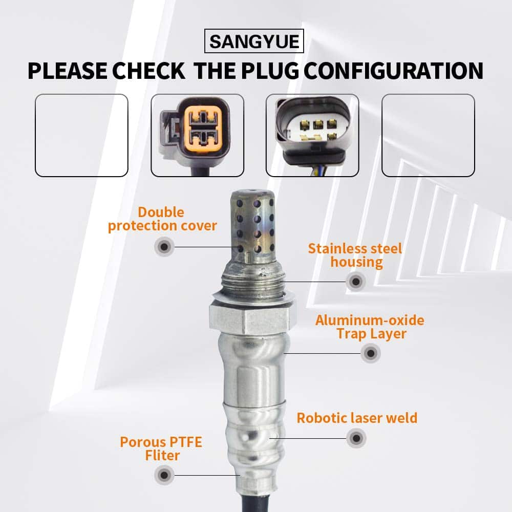 Sangyue 2X Sensor de Oxígeno para Hyundai Elantra 2004-2008 - Imagen 4