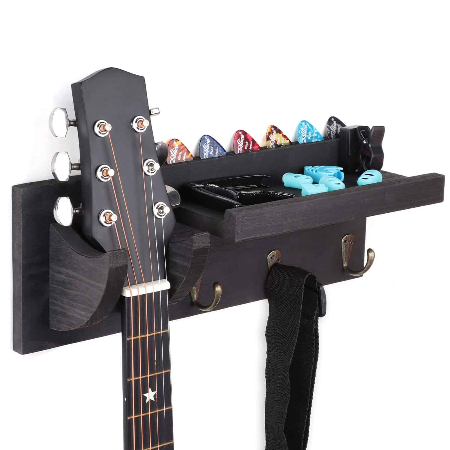 Bikoney Guitar Wall Hanger Guitar Holder Wall Mount Bracket
