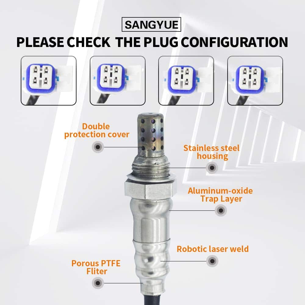 Sangyue 4x Sensor de Oxígeno para 2003 2004 2005 Chevrolet - Imagen 4