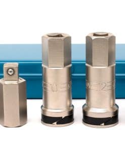 Juego de 6 llaves de bujías de pared delgada fabricadas en