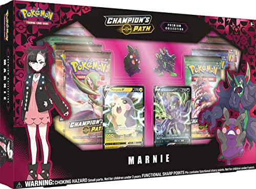 Colección Premium de Pokémon TCG: Champion's Path- Marnie, - Imagen 3