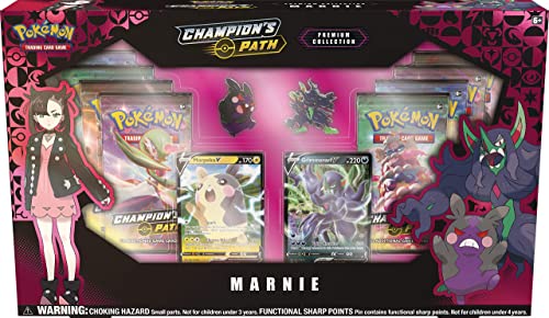 Colección Premium de Pokémon TCG: Champion's Path- Marnie, - Imagen 4